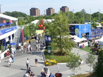 View of the Tennis Village from Centre Court