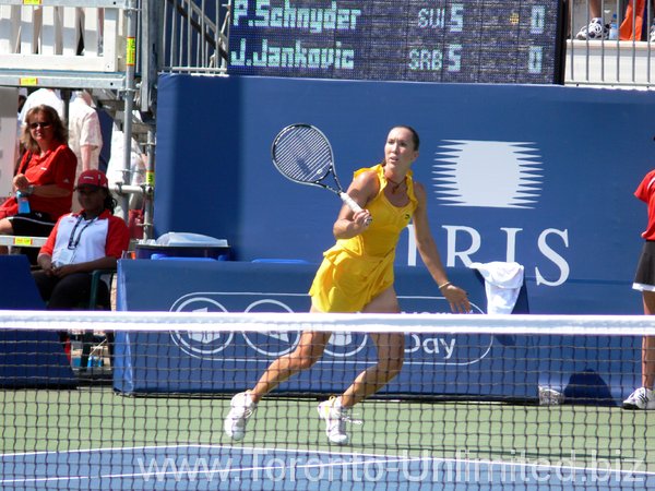 Jelena Jankovic on Grandstand Court.