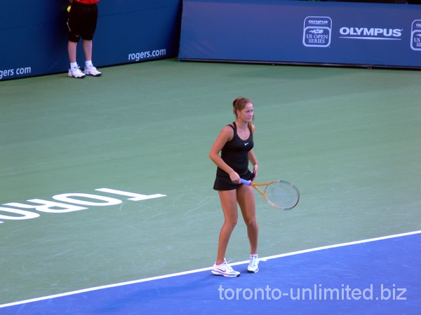 Bojana Jovanovski of Serbia against Maria Sharapova