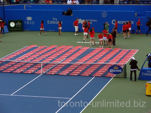 Hit the right square with the ball and win $1,000,000, sponsored by National Bank, August 11, Rogers Cup.