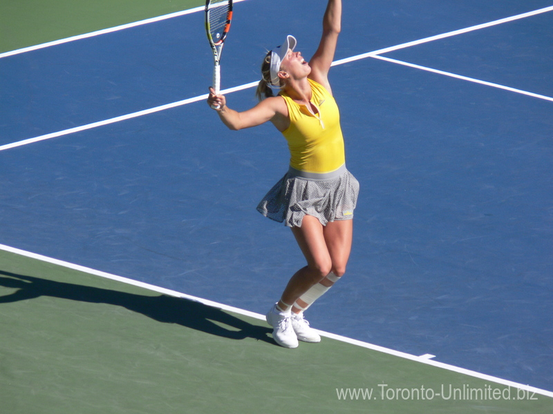 Caroline Wozniacki 12 August 2015 Rogers Cup Toronto