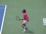 Stefanos Tsitsipas on the Centre Court August 9, 2018  Rogers Cup Toronto