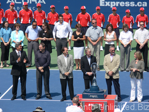 Rogers Cup, Closing Ceremony with Championship Trophy!