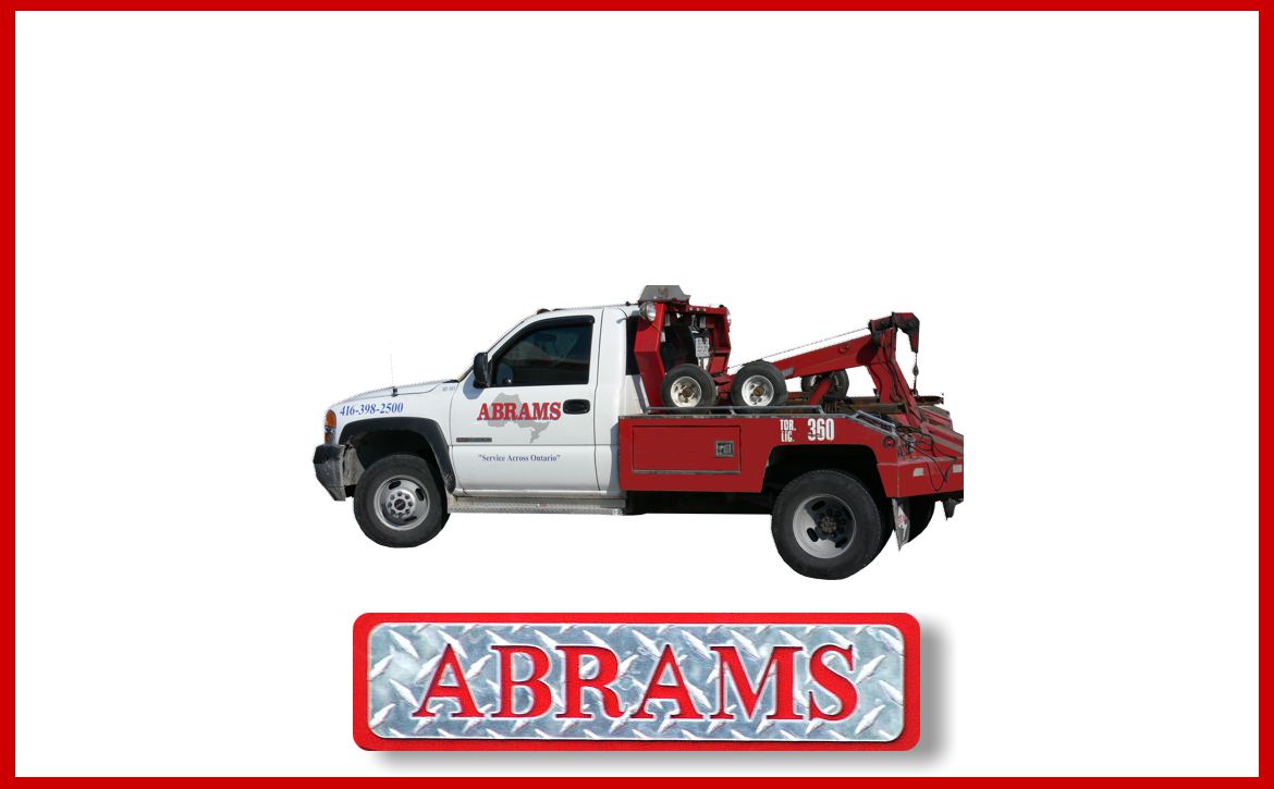 Abrams Towing Display Ad 1170