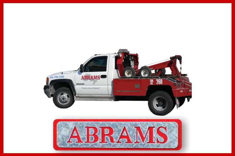 Abrams Towing Display Ad 750