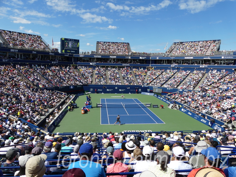 National Bank Open 2022 Toronto - Singles Final - Sunday 14,  August 2022 - Stadium Court in play