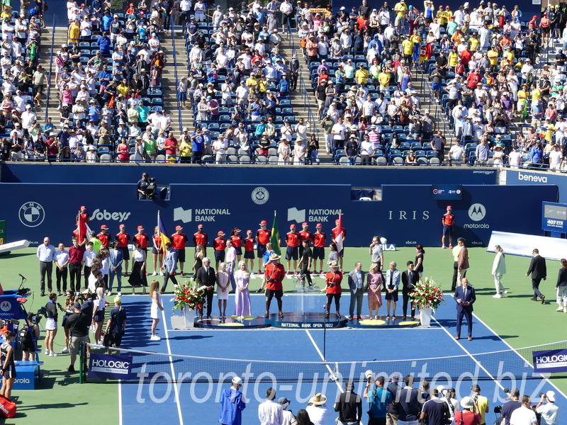 National Bank Open 2022 Toronto - Singles Final with Closing Ceremony with Ken Crosina speaking