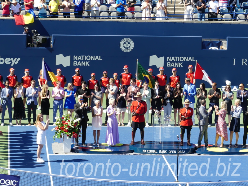 National Bank Open 2022 Toronto - Singles Final National Bank Open 2022 Toronto - Singles Final  Members of Organizing Committee,