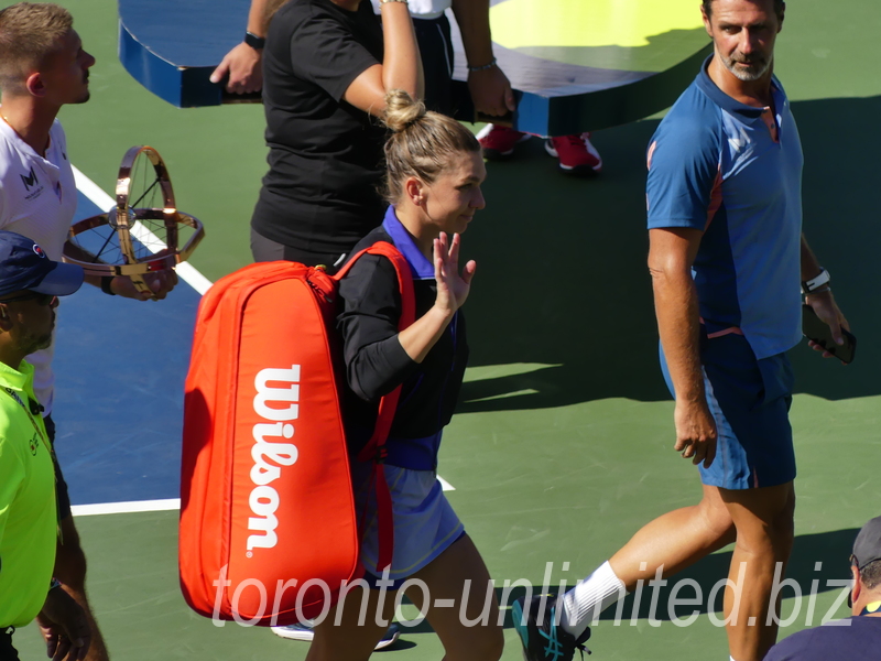 National Bank Open 2022 Toronto - Singles Final - Postgame Ceremonies and Excitement - Leaving the Court