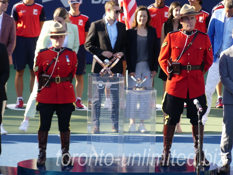 National Bank Open 2022 Toronto - Doubles Final - Trophies on Display