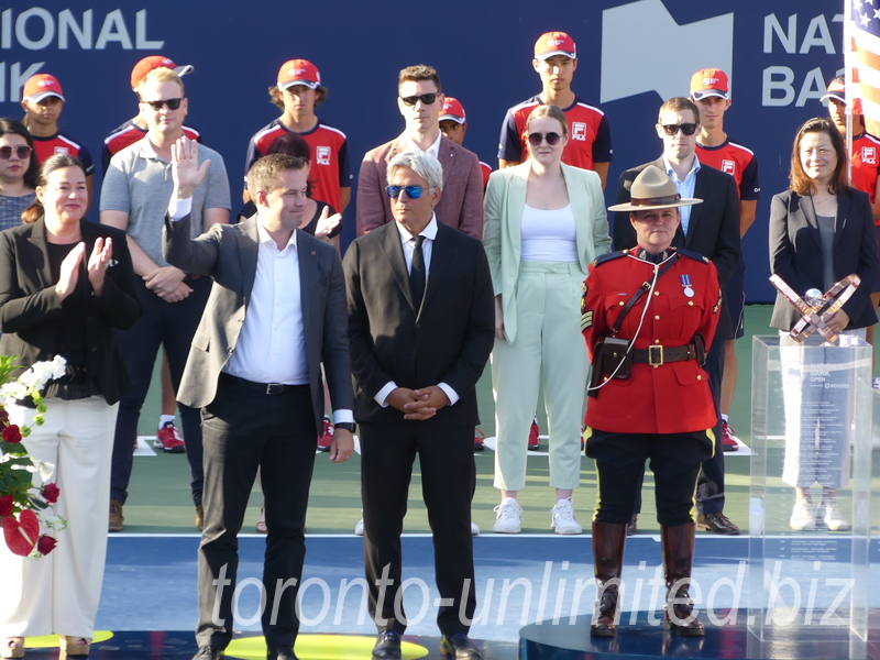 National Bank Open 2022 Toronto - Doubles Final - Closing Ceremony 