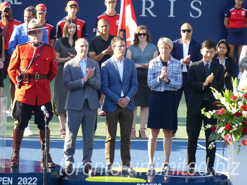 National Bank Open 2022 Toronto - Doubles Final - Closing Ceremony 