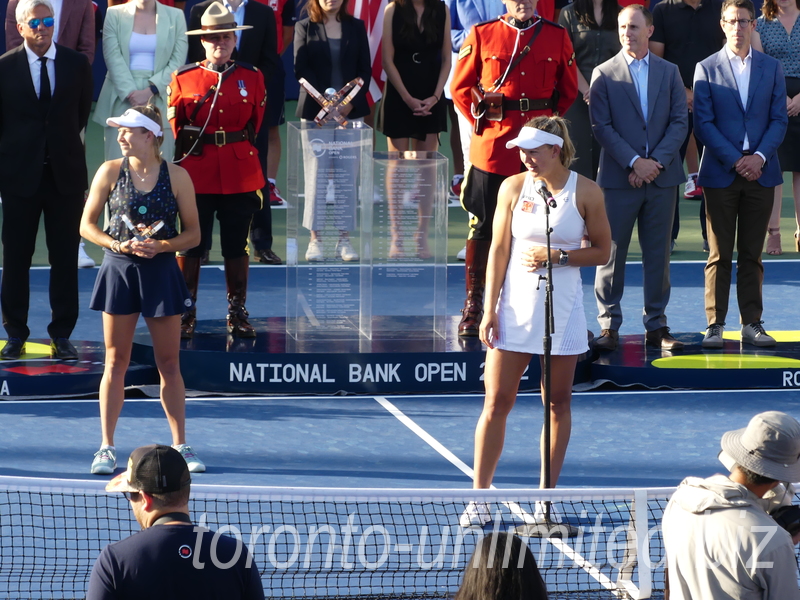 National Bank Open 2022 Toronto - Doubles Final - Closing Ceremony