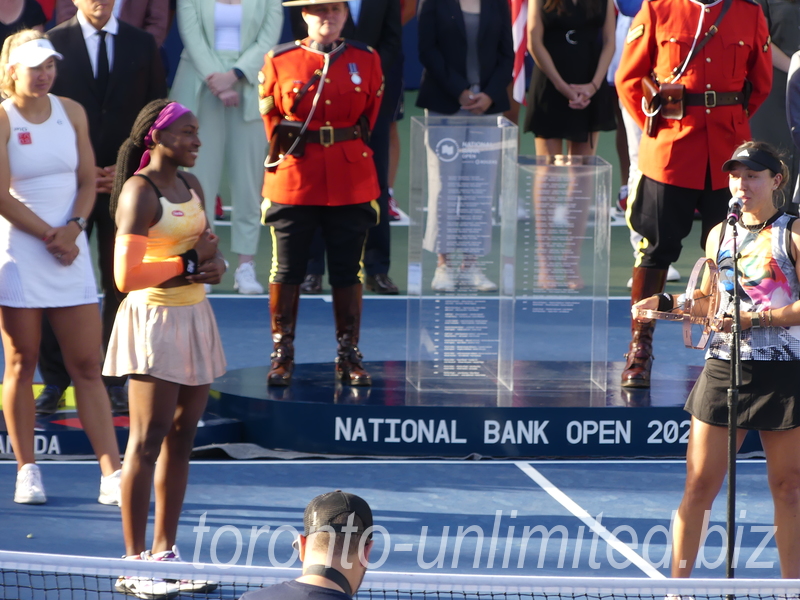 National Bank Open 2022 Toronto - Doubles Final - Closing Ceremony