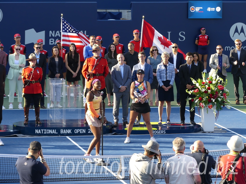 National Bank Open 2022 Toronto - Doubles Final - Closing Ceremony