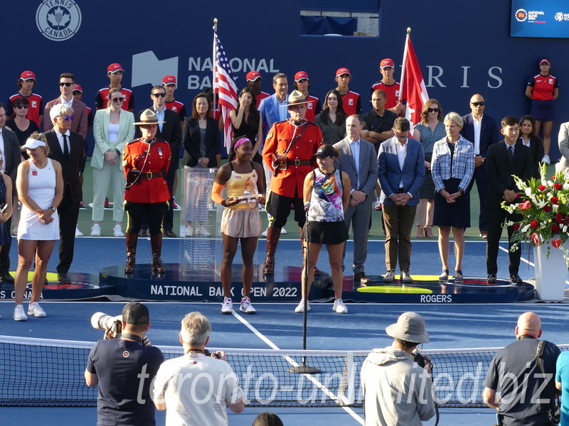 National Bank Open 2022 Toronto - Doubles Final - Closing Ceremony