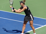   National Bank Open 2022 Toronto - Singles Final - Beatriz HADDAD MAIA  preparing for her serve