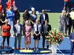 National Bank Open 2022 Toronto - Singles Final with Closing Ceremony with Ken Crosina master of ceremonies speaking.