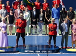  National Bank Open 2022 Toronto - Singles Final with Closing Ceremony and Trophies for their Presentation to the Winner and Runnerup