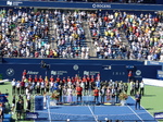  National Bank Open 2022 Toronto - Singles Final with Closing Ceremony with Ken Crosina master of ceremonies speaking.