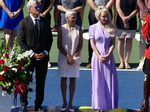  National Bank Open 2022 Toronto - Singles Final National Bank Open 2022 Toronto - Singles Final  Member of Organizing Committee, Karl Hale, Lucie Blanchet and Suzan Rogers 
