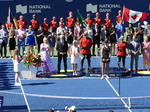 National Bank Open 2022 Toronto - Singles Final with Trophies presentation Beatriz HADDAD MAIA with her Trophy