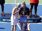 National Bank Open 2022 Toronto  Lucie BBlanchet with Simona Halep