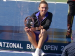 National Bank Open 2022 Toronto - Singles Final Winner with Trophy Simona Halep