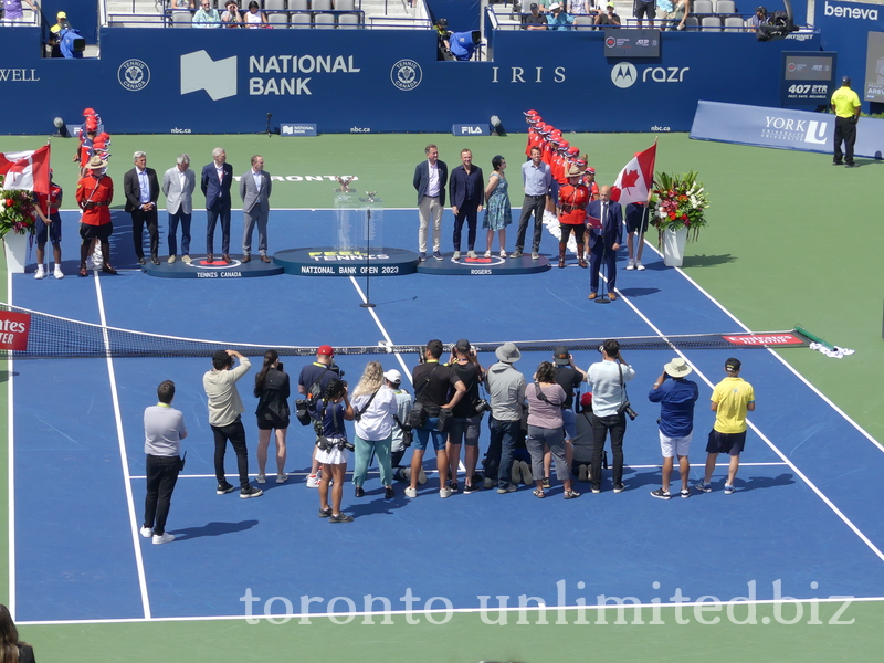 Championship Doubles Final Trophies Presentation