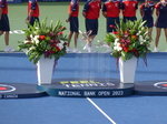 National Bank Open presented by Rogers Championship Trophies on Display for the Champ and the Runnerup on August 13, 2023