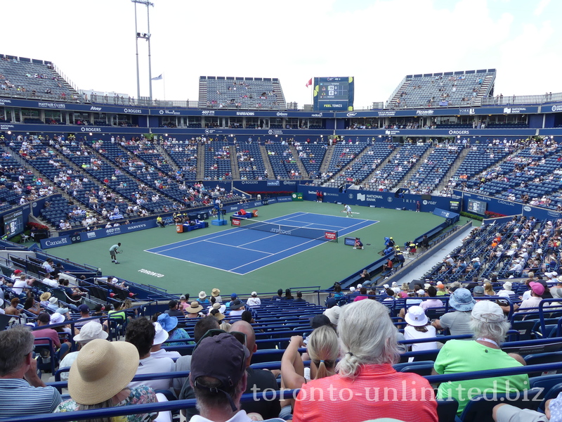 Centre Match Stefanos Tsitsipas (GRE) Vs. Gael Monfils (FRA) Wednesday August 9, 2023  