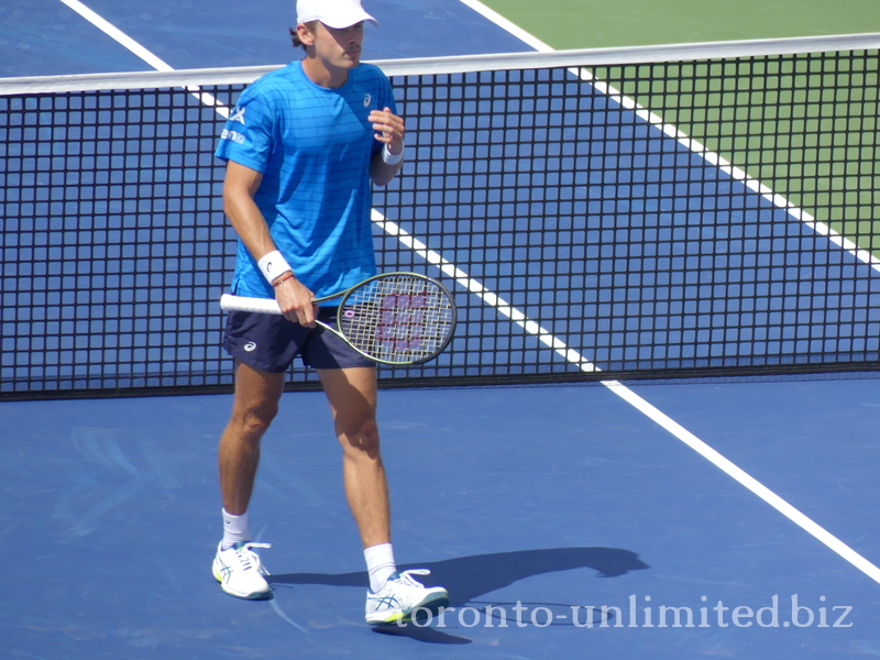 Alex DE MINAUR (AUS) during changeover on Centre Court 