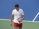 (WC) Milos Raonic (CAN) walking on Centre Court