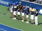 Start of the Court Promotion for the National Bank on Centre Court