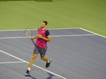 Hubert HURKACZ (POL) [15]   running on Centre Court playing Carlos Alcaraz (ESP) [1]