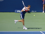 Daniil MEDVEDEV [2] hitting backhand on Centre Court 11 August 2023 National Bank Open