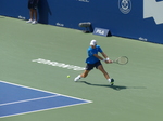 Alex DE MINAUR (AUS) to return the ball 12 August 2023