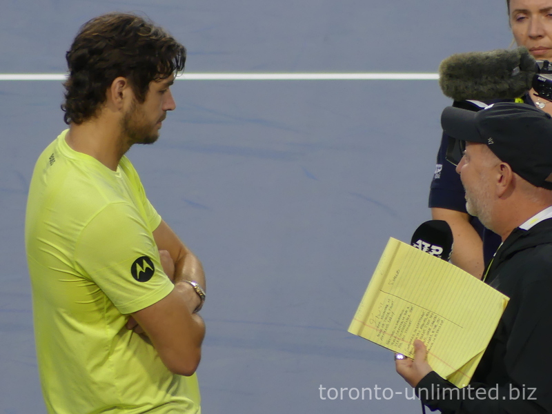 Taylor Fritz (USA) has a postgame interview with Mike Cation. NBO 2025 August 1, 2025 