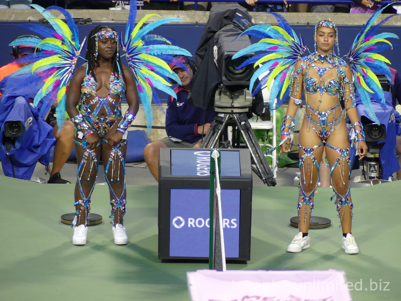 Caribana celebration on the Central Court at NBO 2025 in Toronto, August 1, 2025  