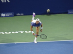 Karen Khachanov's body in a serve against Ben Shelton, the NBO 2025 Toronto, August 7, 2025