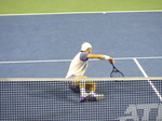 Karen Katchanov had an accident on the Court and fell during the match. The NBO 2025 Toronto, August 7, 2025