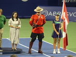 Before we introduce our finalists, Ill ask Linda to present our Chair Umpire, Fergus Murphy, with a token of appreciation from Tennis Canada and National Bank 