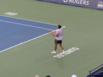 Flavio Cobolli in the Centre Court during the warm-up. NBO 2025, August 3, 2025 