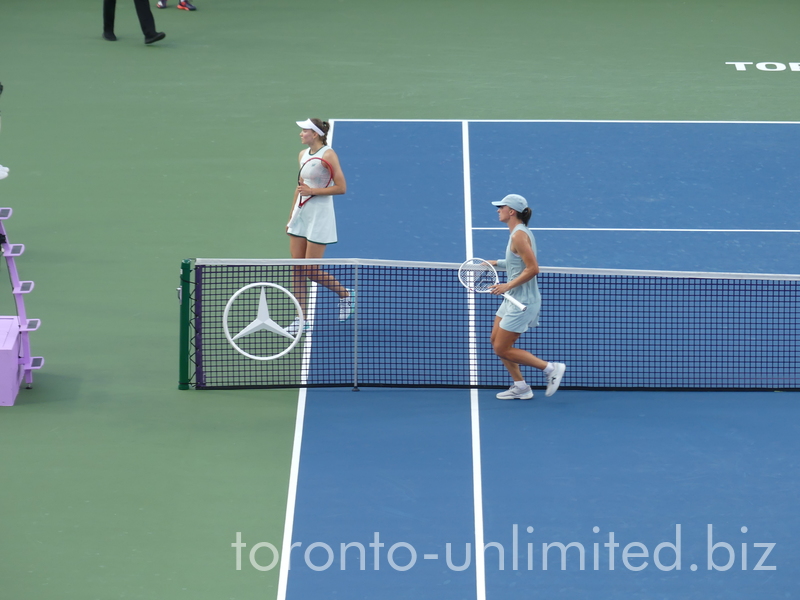 Swift run by Elena Rybakina on Centre Court August 13, 2026