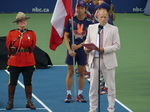 Ken Crosina a Master of Ceremonies for Tennis Canada