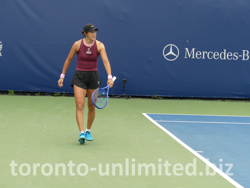 Xiyu WANG shows a determined facial expression.