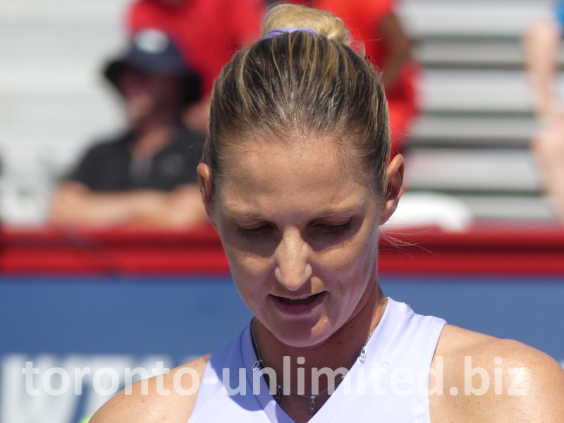 Karolina Pliskova's face close-up