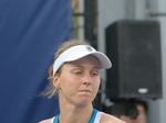 Close-up of Liudmila Samsonova's face.