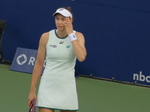 Concentrated Elena Rybakina.