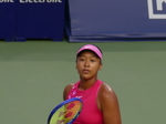 Closeup of Naomi Osaka's face.
